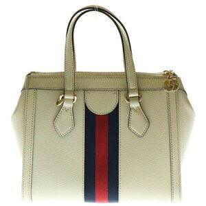 Gucci white Americamura bag Ophidia tote handbag leather shoulder